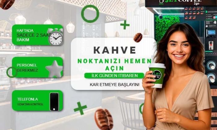 JET Coffee 2 GO’dan Türkiye’de Self Servis Kahve Devrimi