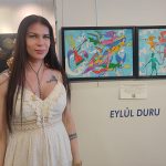Eylül Duru eserleriyle Gazze’deki soykırıma hayır diyor