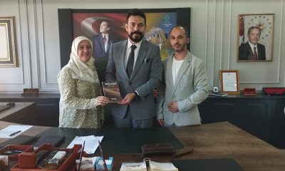 Yazar Saime Fındıkçı ve Mavi Kuş Medya Yayıncılıktan Osmaniye Protokolüne Ziyaret